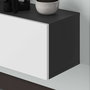 Hanah Home Francy 180 Soporte para TV Antracita y Blanco